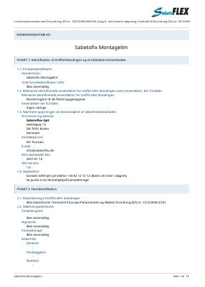 SabetoFIX universal montagelim