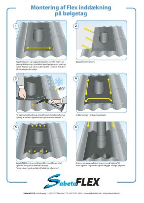 SabetoFLEX roof hood set with silencer and Flex flashing