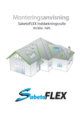 SabetoFLEX flashing roll with aluminium grid