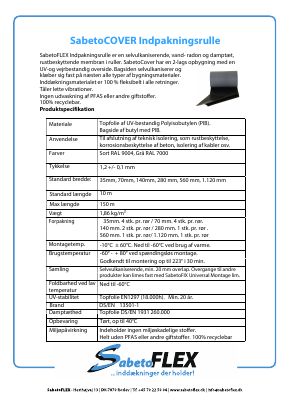 SabetoCOVER jacketing roll