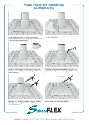 SabetoFLEX Flex pipe flashing 