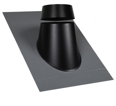 salg af SabetoFLEX flex inddækning Ø1250 10-32° grå/sort