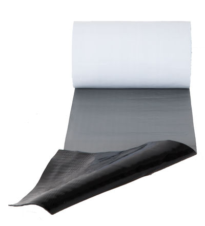 salg af SabetoFLEX flex inddækningsrulle med stålnet 280mm x 5m grå